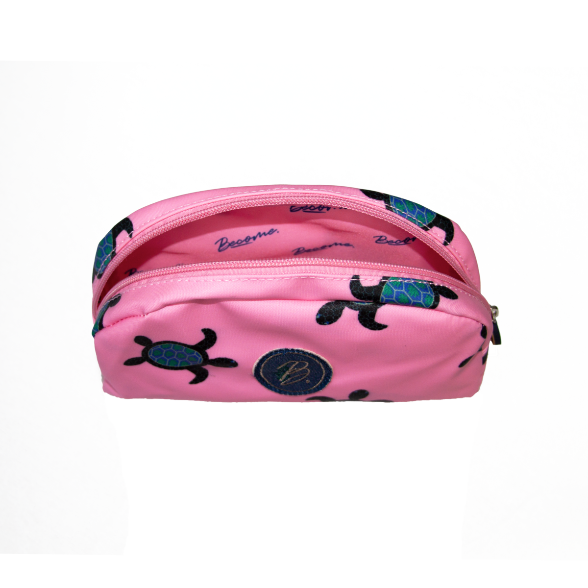 Toiletry / pencil case - 'Behold the turtles'