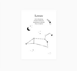 Ansichtkaart | Sterrenbeeld | Leeuw