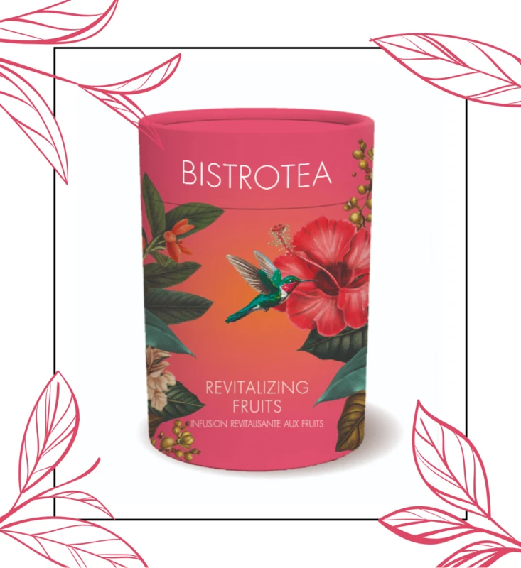 Revitaliserende infusion med økologiske røde frugter i løs vægt