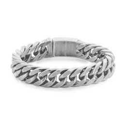 Frank 1967 Steel 7FB-0360 Stahlarmband – 19,5 cm – silberfarben