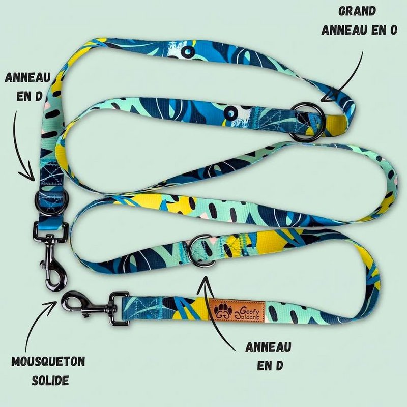 Multi-position reef leash