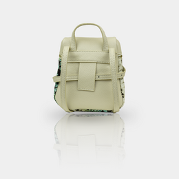 '' JERSEY '' leather shoulder bag / backpack