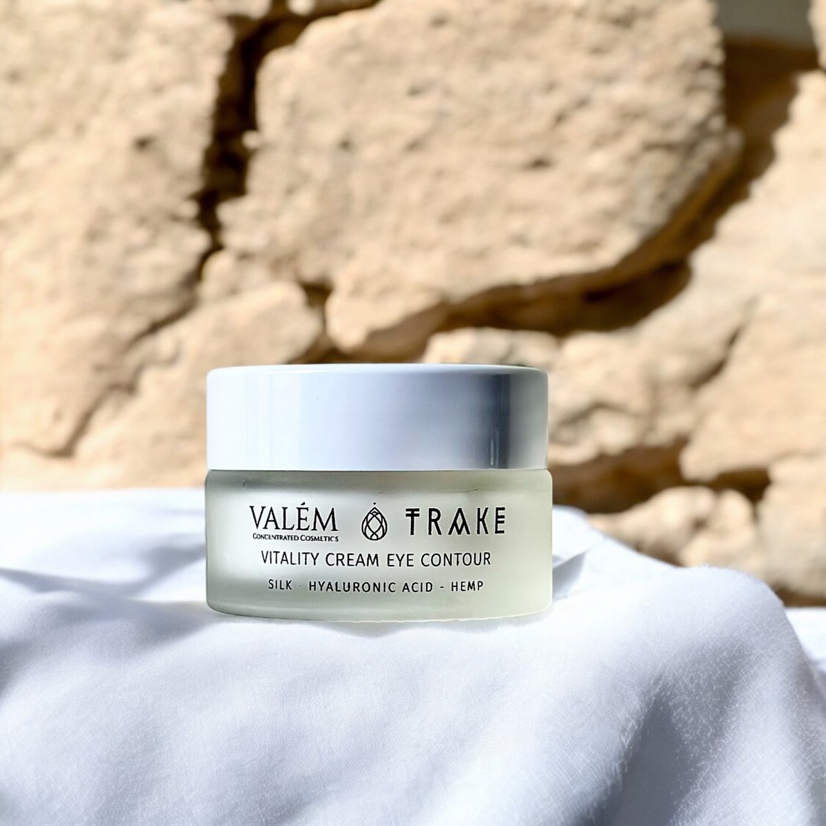 Vitality Eye Contour Cream - Argireline ™, Hyaluronic Acid, chanvre - 20 ml | Anti-fatie, lissage, végétalien