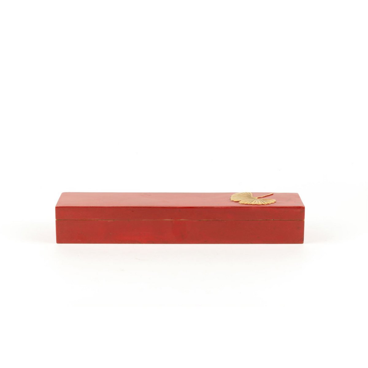 Gingko pattern chopstick box in stone 