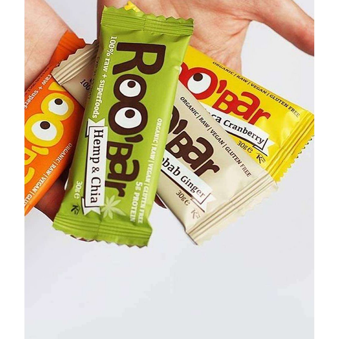 Hemp Protein Bar, organic, Roobar, 30g