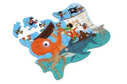 Contour Puzzel - Piraat