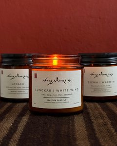 Scented Candle | Lungkar Wind | White