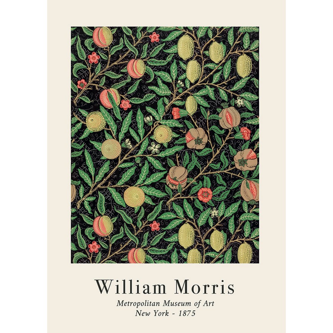 Plakat William Morris - Owocowe wzory