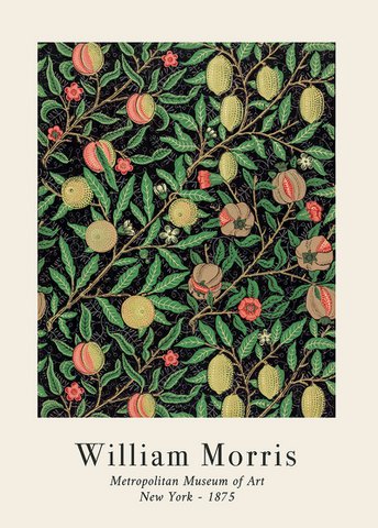 Poster William Morris - Fruit Patterns