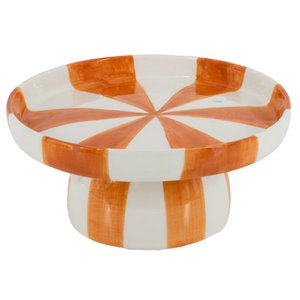 Plateau -Keramikstreifen Orange