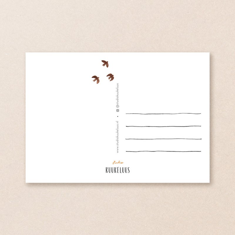 Postal | árboles de otoño