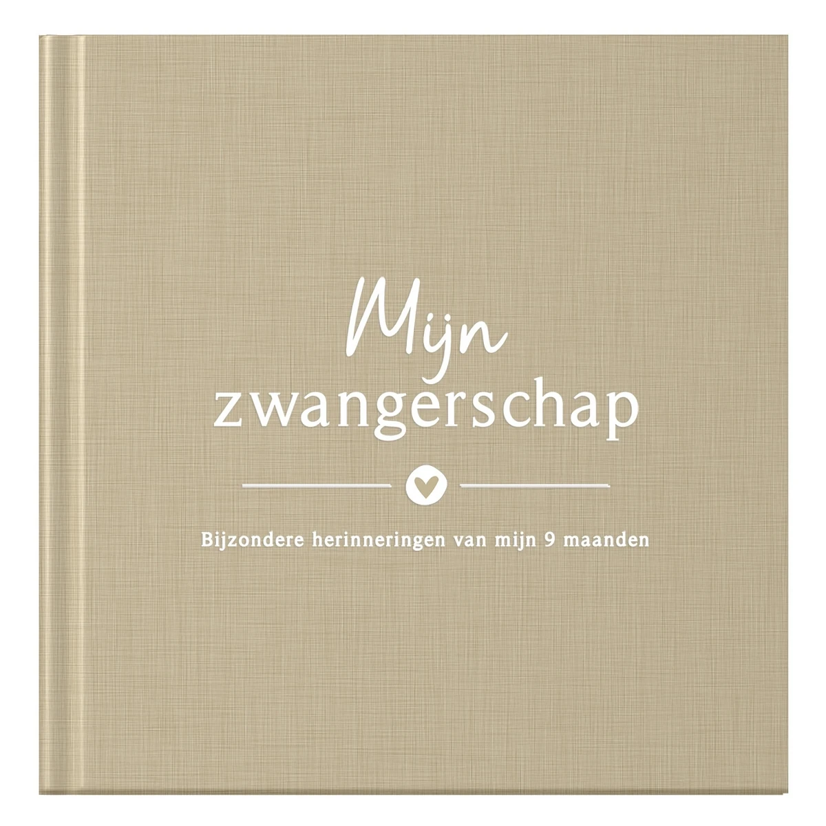 Fyllbooks Mijn zwangerschapsdagboek - Linnen Taupe