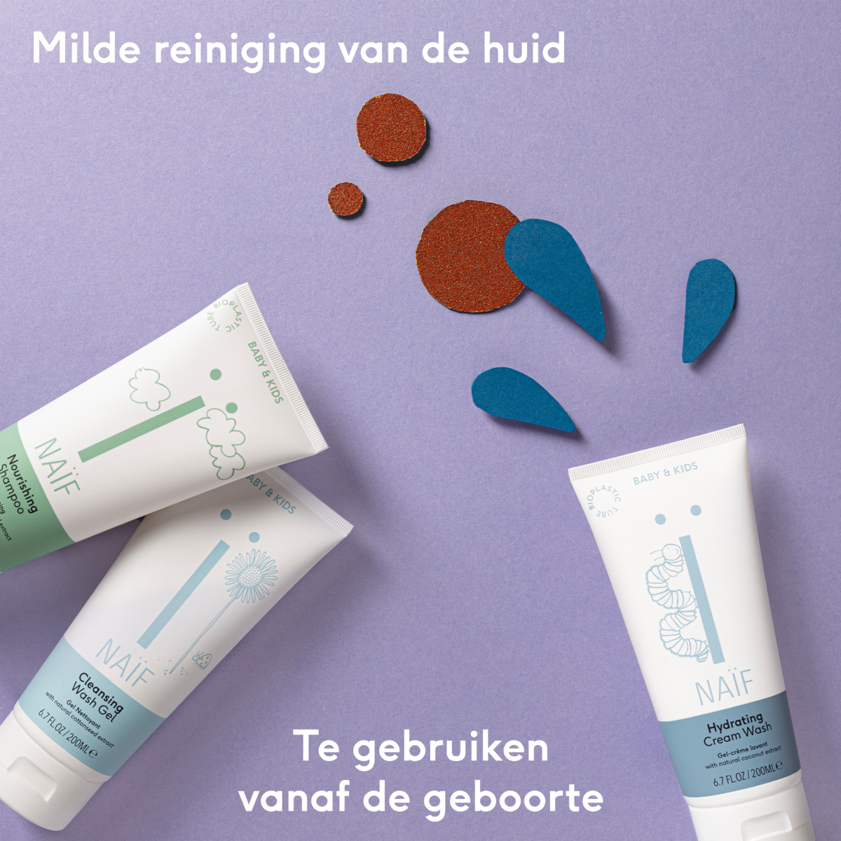 Naïf Reinigende Wasgel voor Baby & Kids 15ml