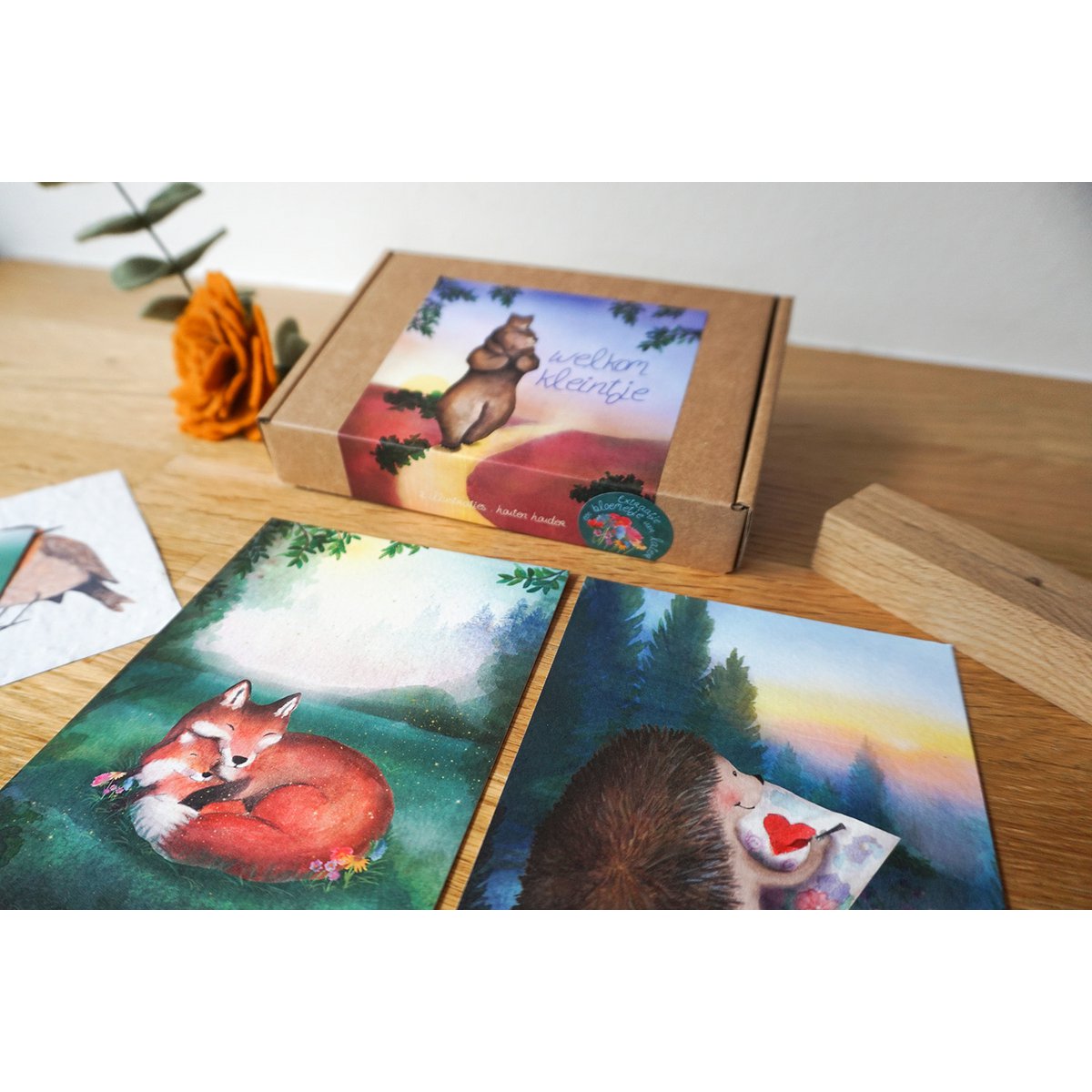 Welcome little one gift set