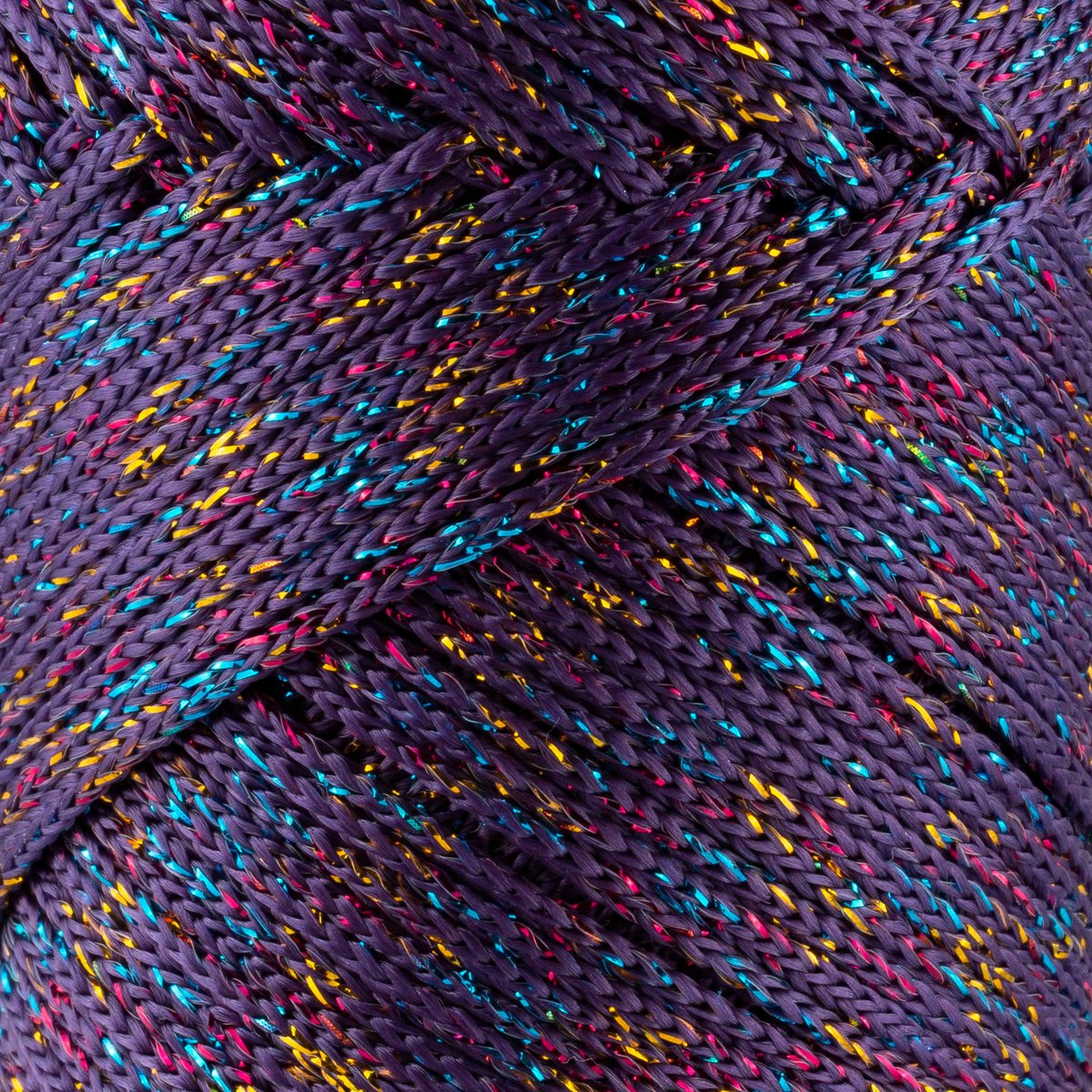 Sznurek Sensy Premium 1,5 mm Multi Sparkle - 164 metry, 100% poliestrowy sznurek do makramy