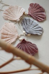 Guirlande Velours « Cosmic Pearl » avec Coquillages