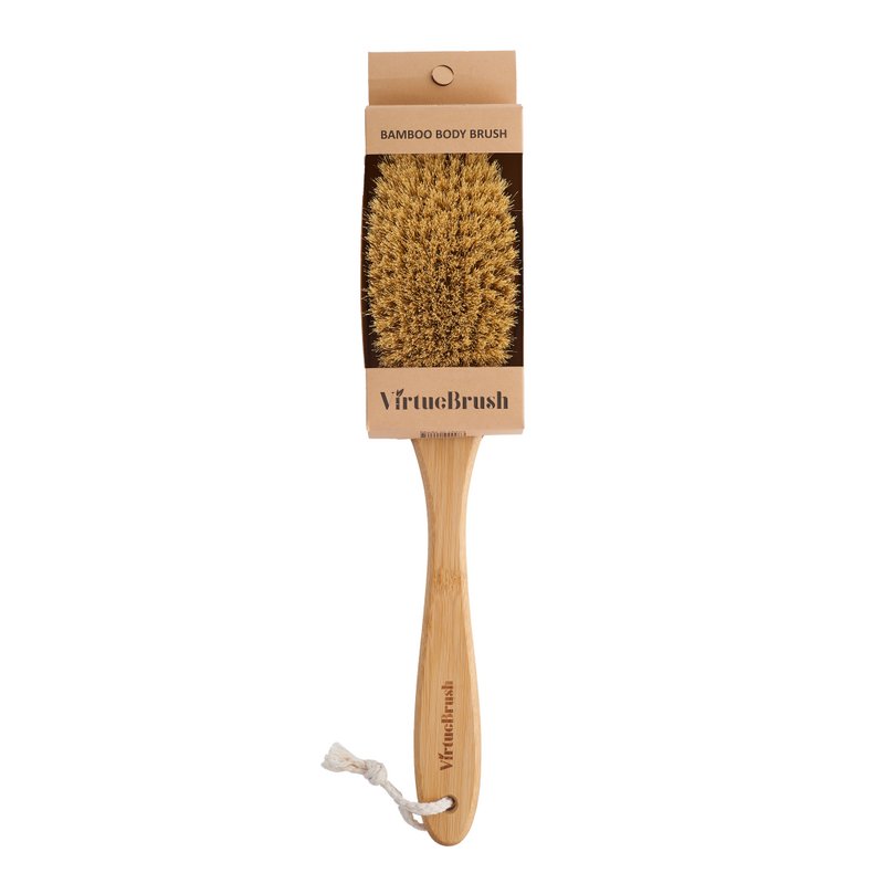 CEPILLO CORPORAL DE BAMBÚ CON CERDAS DE SISAL NATURAL