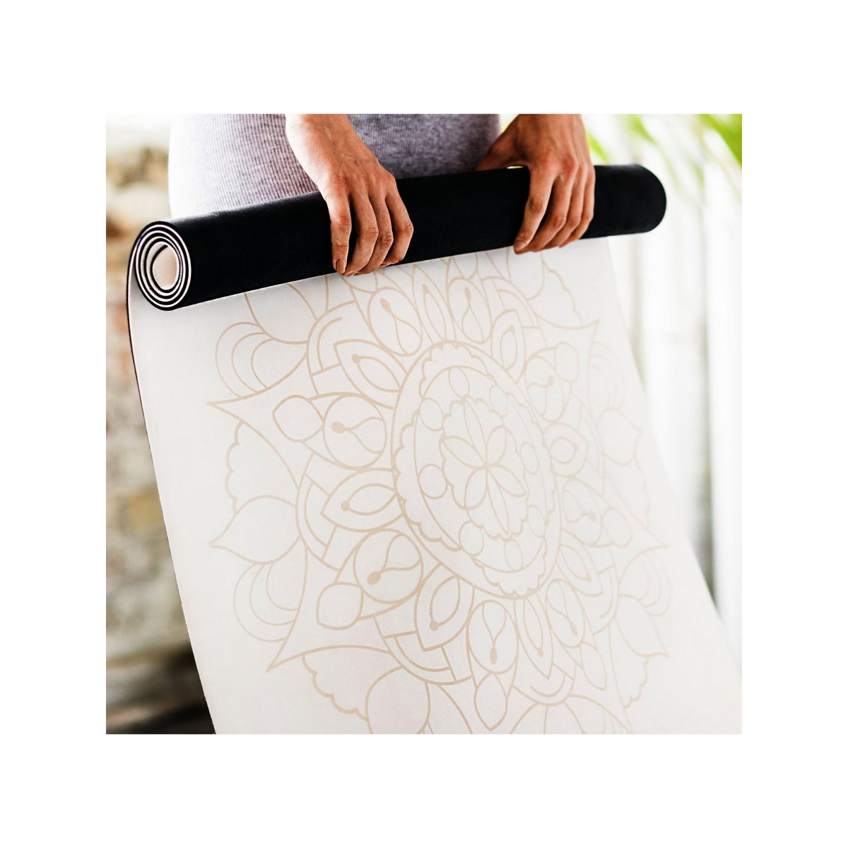 DIYogi™ MANDALA YOGAMAT - WIT