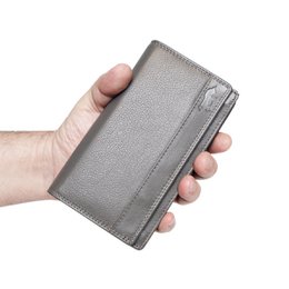 Leder-Damengeldbörse RFID - Leder-Damengeldbörse - Mundharmonika-Modell