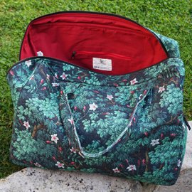 48h bedruckte Bio-Baumwolltasche – Bosquets