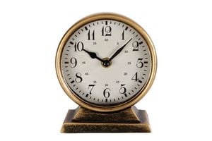 Uhr rund Caroline S Metall 13x65x15cm