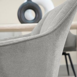 Sienna fauteuil [set van 2] [linnenstof] [360 graden draaibare voet]