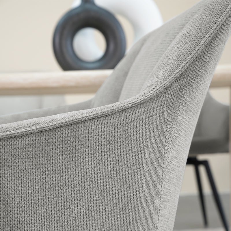Sienna fauteuil [set van 2] [linnenstof] [360 graden draaibare voet]