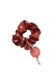 Scrunchie - Rust Flower - Recycled