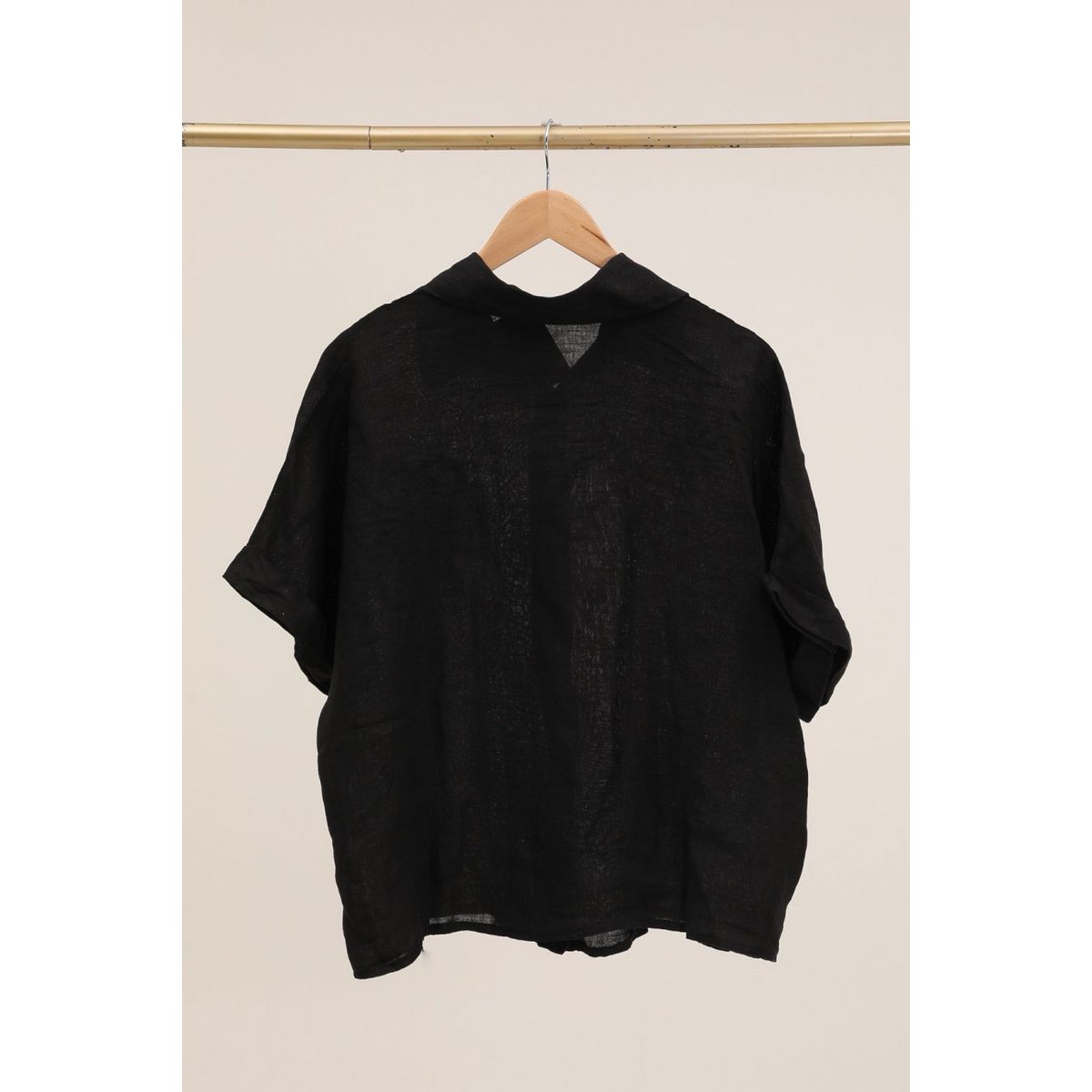 Shirt with a linen flower Ref. 20341