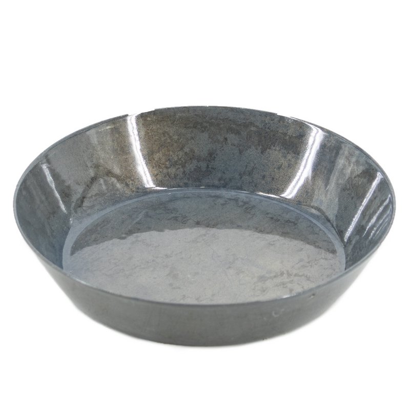 Metal bowl blue