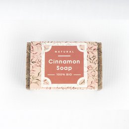 Natural cinnamon soap bar with a warm, spicy scent. Made with nourishing ingredients like shea butter and essential oils.