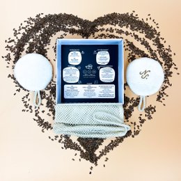 Prisvindende premium genanvendelige bomuldspuder (2 pakke) - 100 % NATURLIG