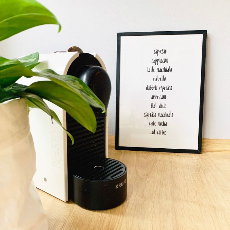 A4 Poster 'Koffie lover'