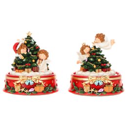 Christmas tree with angel animated poly 2ass