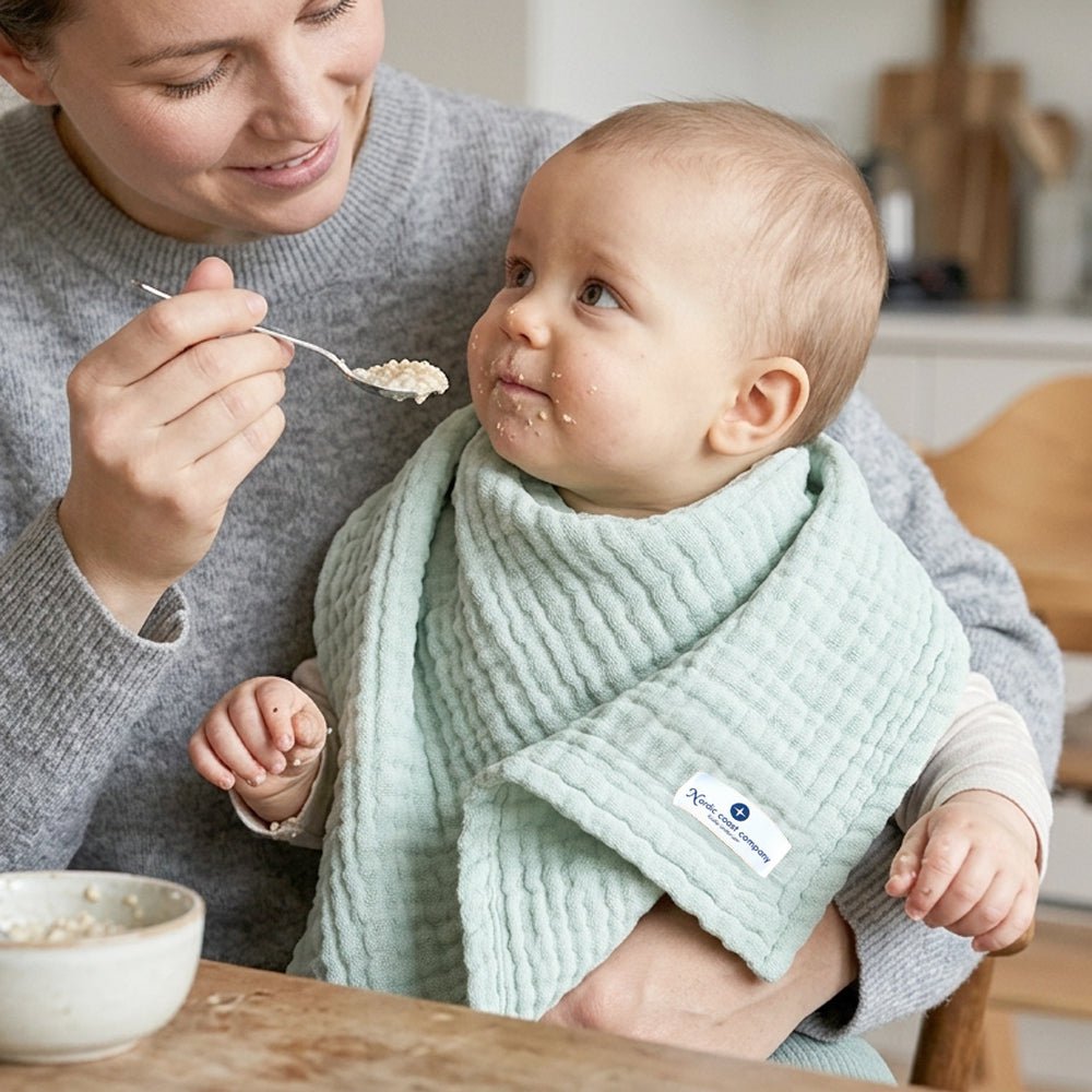 Mint 4 i 1 Muslin babytæppe
