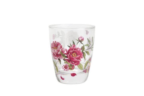 Drinking glass Peony 260 ml Isabelle Rose