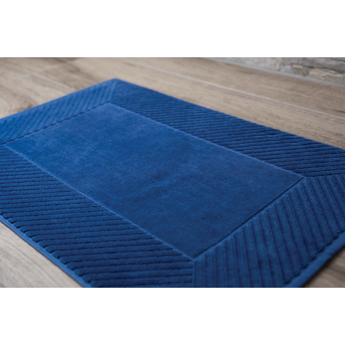 Badmat 50 x 80 cm, 1200 gr./m², Velours, Marineblauw