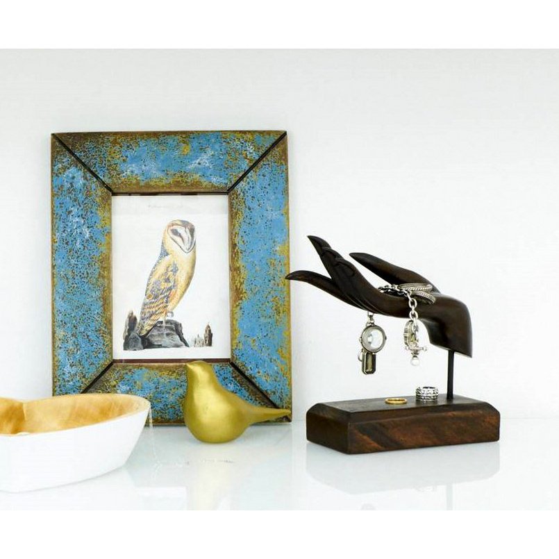 Photo frame - picture frame - model vintage - antique blue - vintage