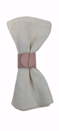 Servilletero Skinnatur | cuero reciclado | 4 cm de diámetro
