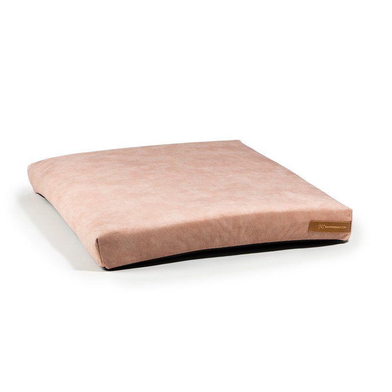 "Otto" black dog bed with orthopaedic mattress