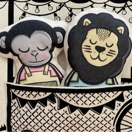 Interactive Organic Cotton Cushion Cover - Ice-cream stand