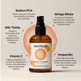 Mgiełka tonizująca z witaminą C Mad Hippie - 118ml