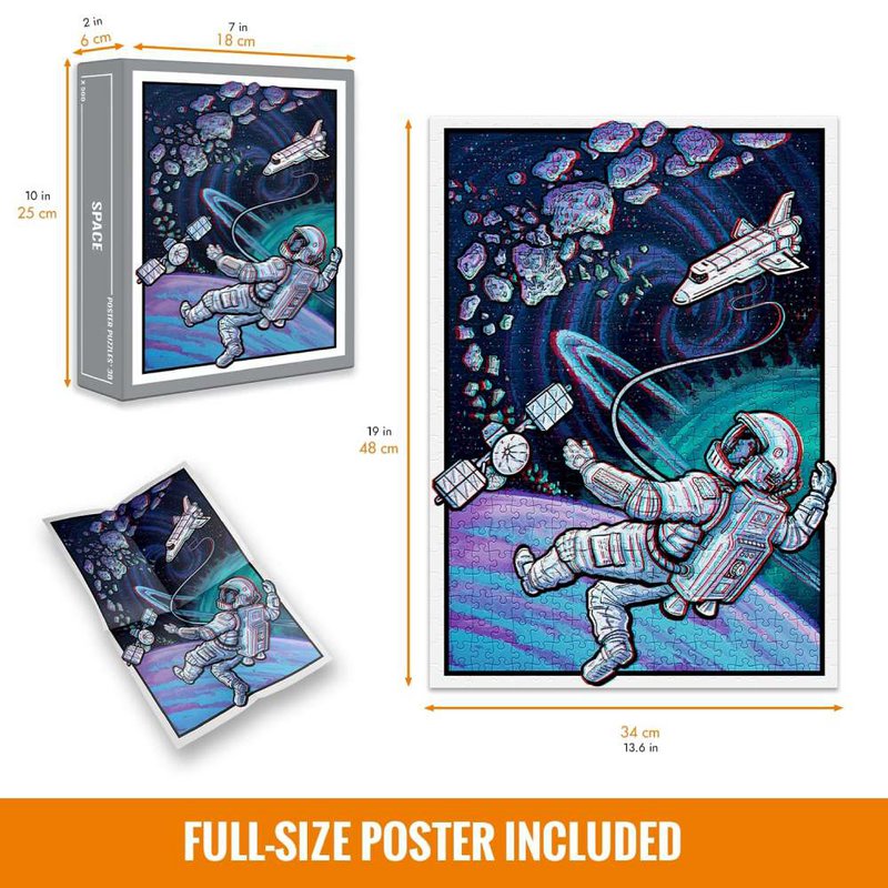 Puzzle 3D spaziale (500 pezzi)
