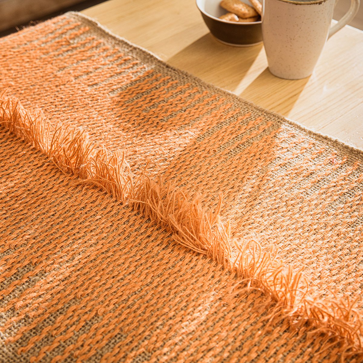 Tischläufer 40x160cm GOFIS HOME Habiza Honigbraun 122/ 12