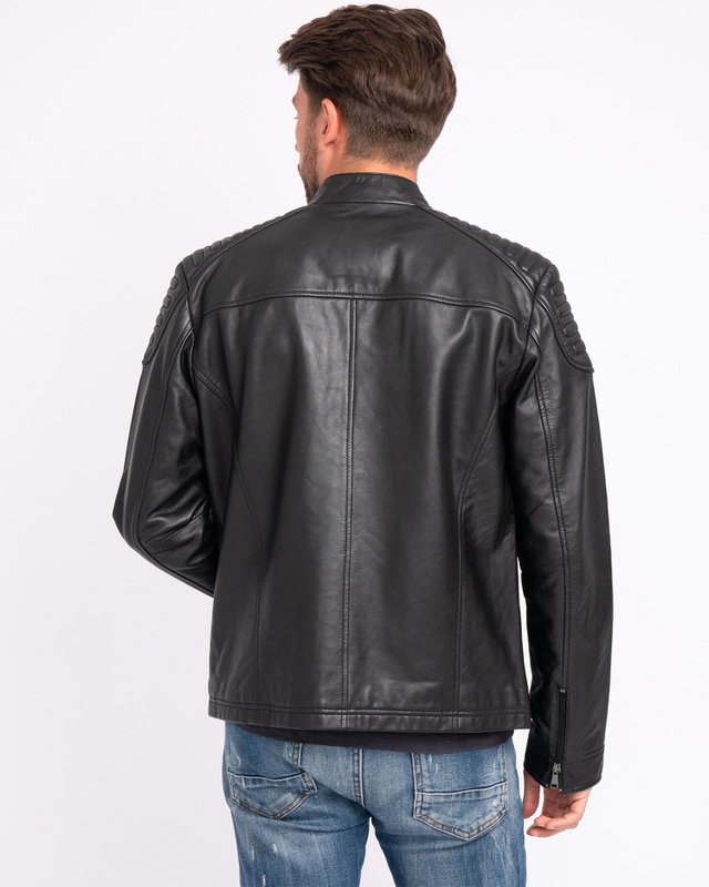 Hobbs │ Veste de moto en cuir masculin