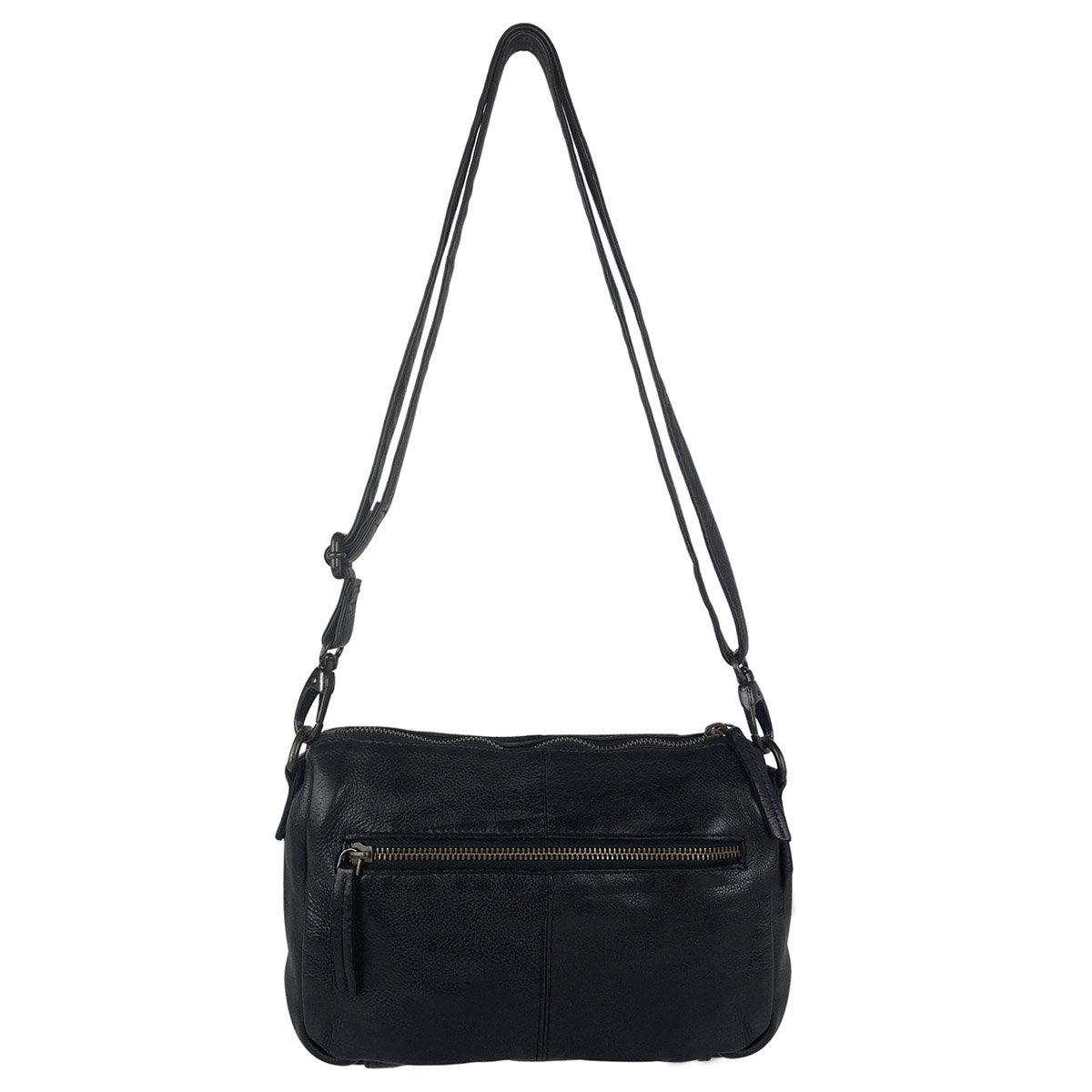 Bolso Bandolera De Mujer En Piel Lavada En 4 Colores