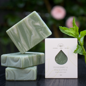 Pepermunt en Eucalyptus - Hand & Body Soap - Vegan - Palm -vrij (100 g)