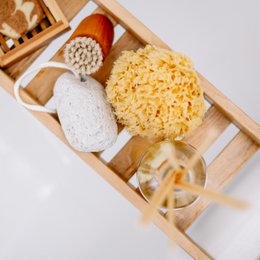 Natural sea sponge for bath and baby