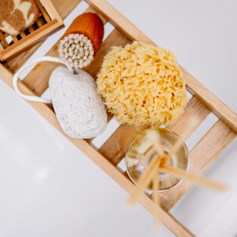 Éponge de mer naturelle pour bain et bébé