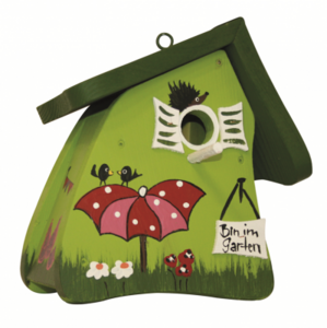 Bird villa - nesting box - nesting mini gazebo kiwi green